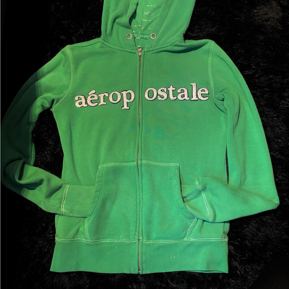 Aeropostale Vibrant Green Hoodie